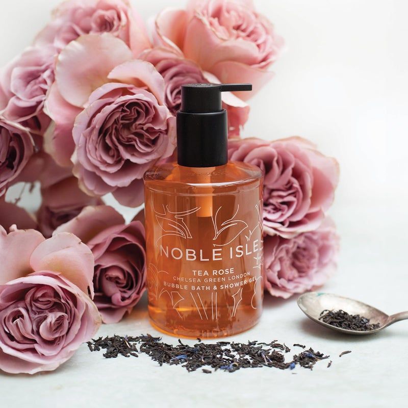 Noble Isle Tea Rose Bath & Shower Gel | Luxury Body Wash for Women with Fine British Fragrance Oils | Vegan Body Wash & Paraben Free Body Wash (8.45 oz) - Image 3